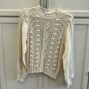 Knit sweater. Beautiful sleeves and cuffs.